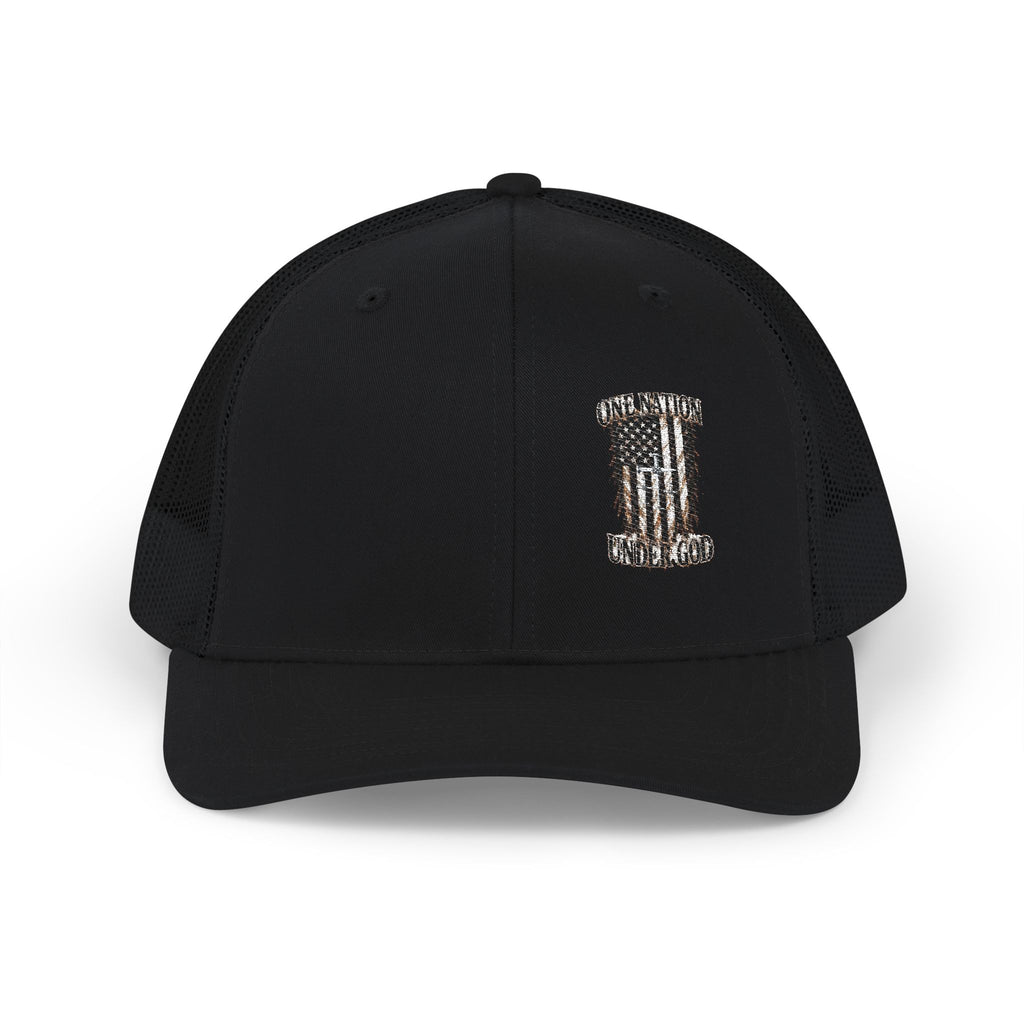 Rhinestone Pill Snapback Trucker Cap