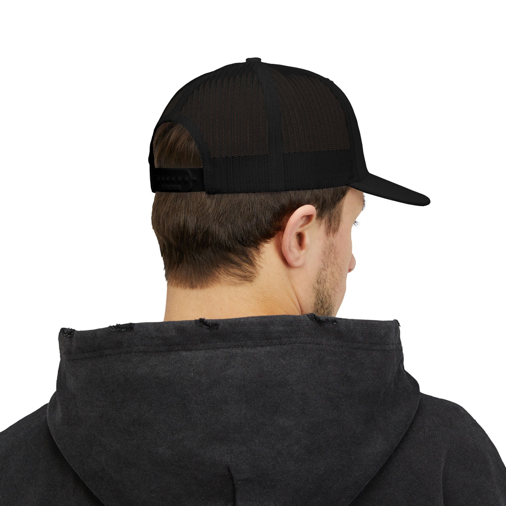 Rhinestone Pill Snapback Trucker Cap
