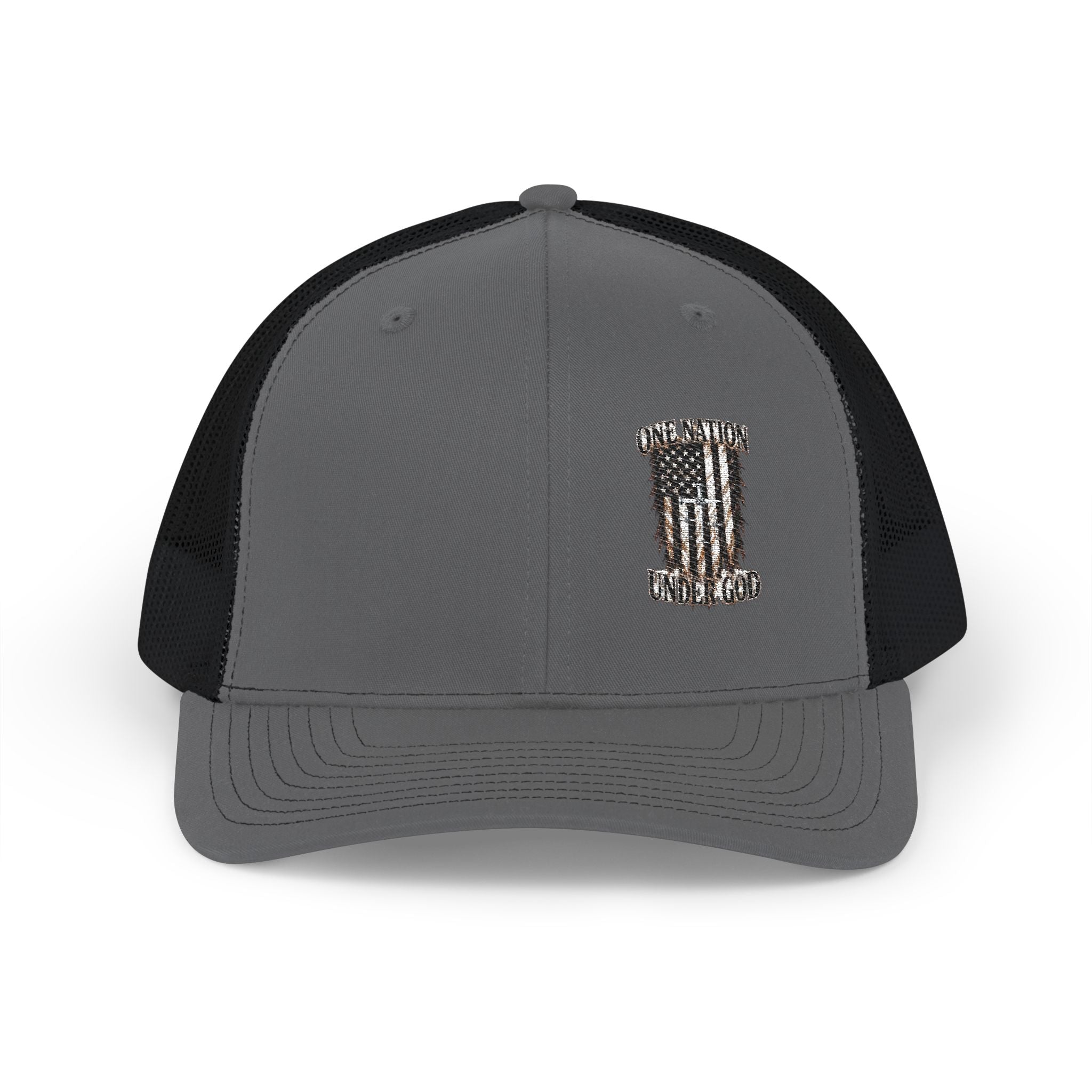 Rhinestone Pill Snapback Trucker Cap