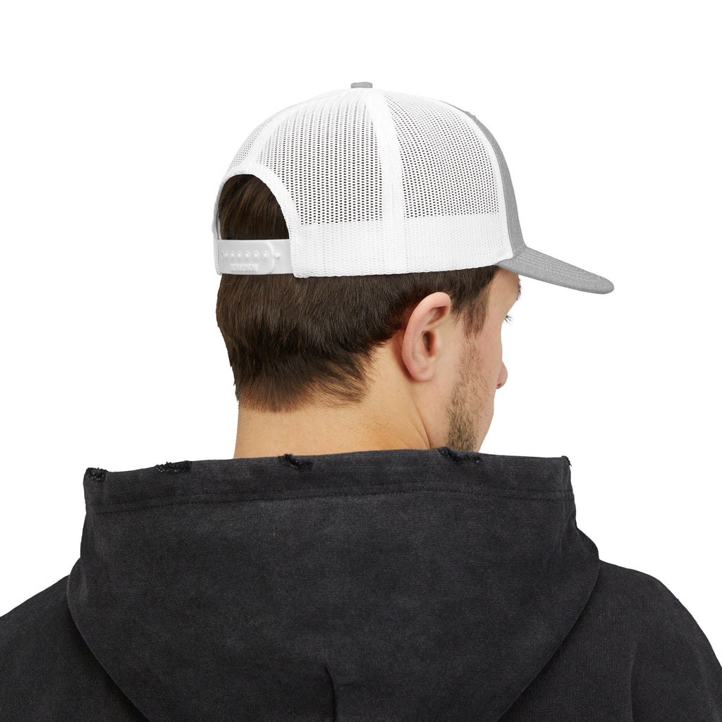 Rhinestone Pill Snapback Trucker Cap