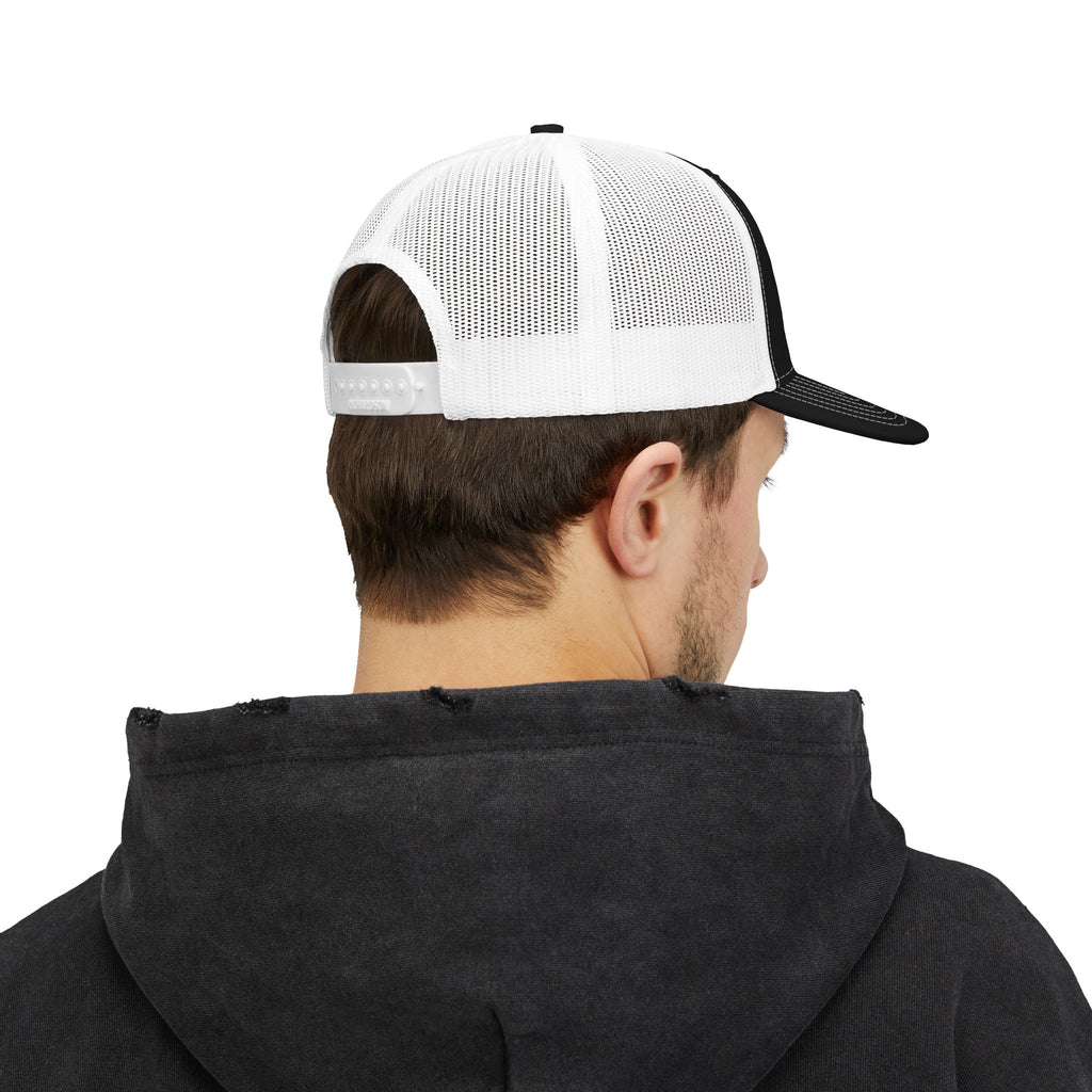 Rhinestone Pill Snapback Trucker Cap