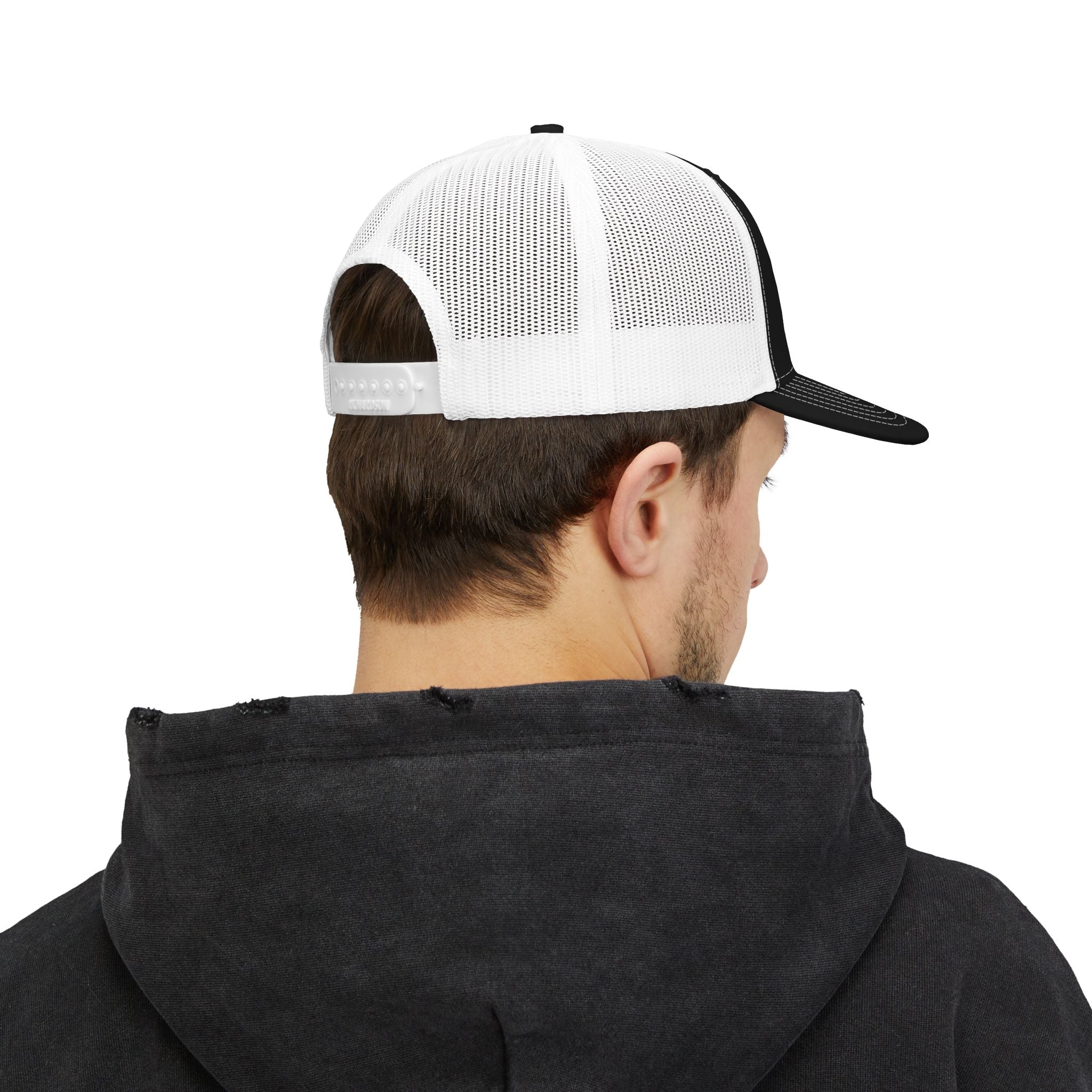 Rhinestone Pill Snapback Trucker Cap