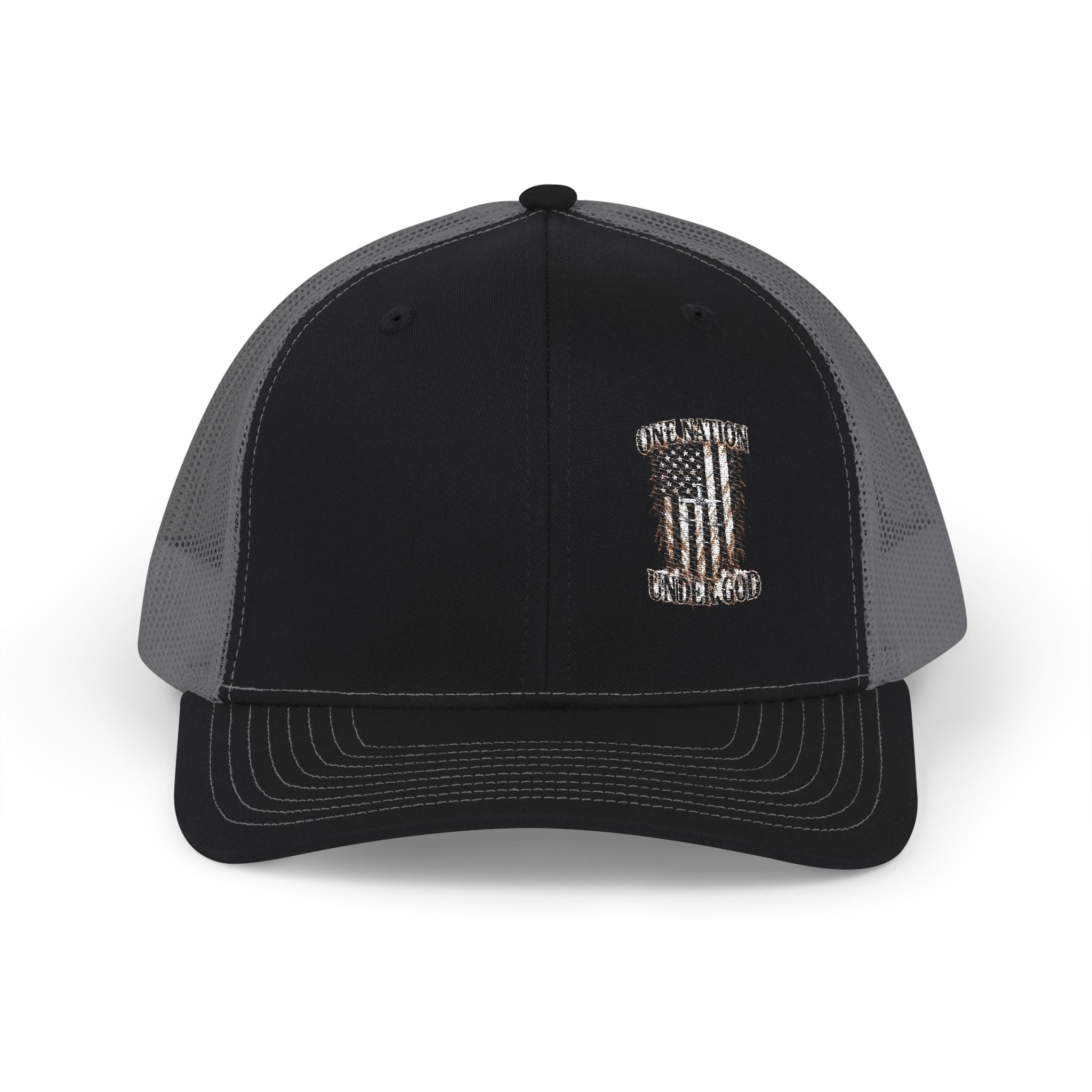 Rhinestone Pill Snapback Trucker Cap